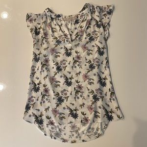 Loft Floral Sleeveless Top